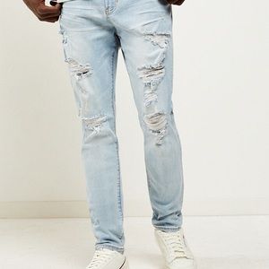 Pacsun Medium Destroy Slim Taper Jeans
